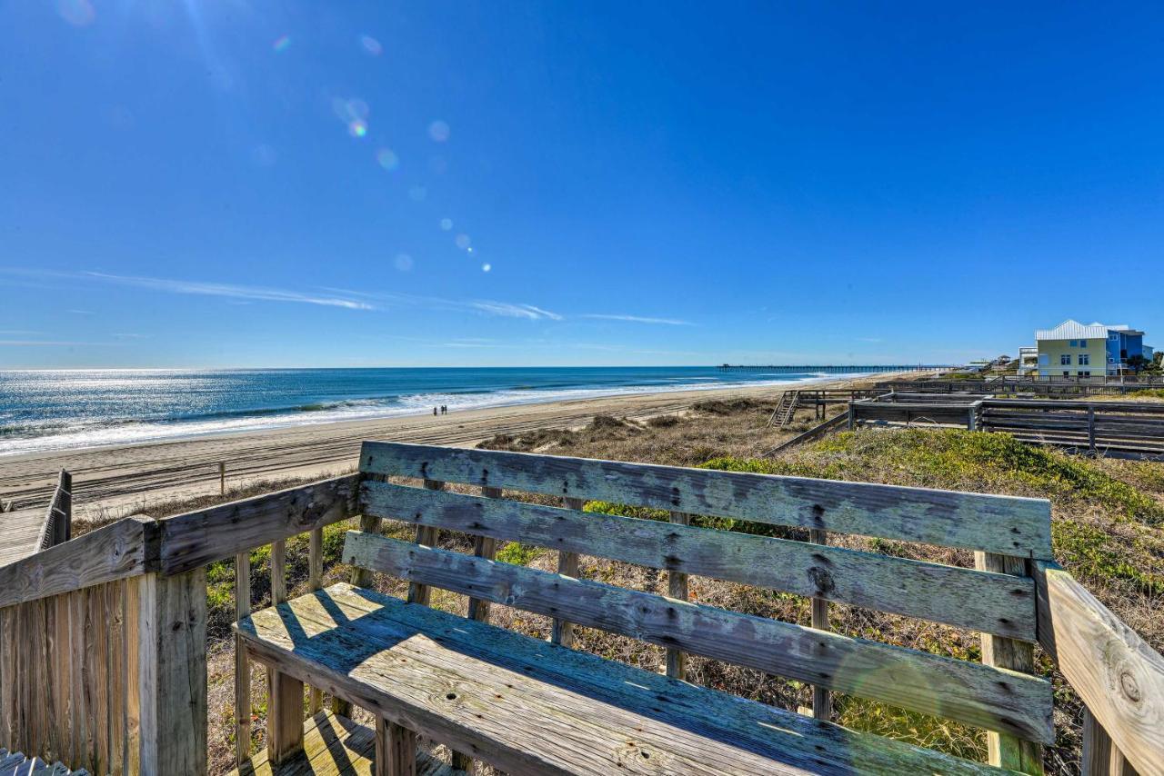 West Of The Moon Ocean Apt With Beach Access! 에메랄드 아일 외부 사진
